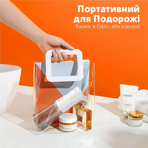 Фото - Зубна щітка електрична Bitvae D2 з футляром та 6 насадок White + Іригатор Bitvae C2 White (BVC2-w-BV-D2-w)