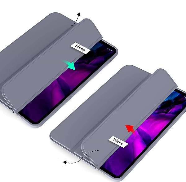 Фото - Чохол для планшета Becover Tri Fold Soft TPU Silicone for Apple iPad Air 13" M2/M3 (2024/2025) Purple (711743)