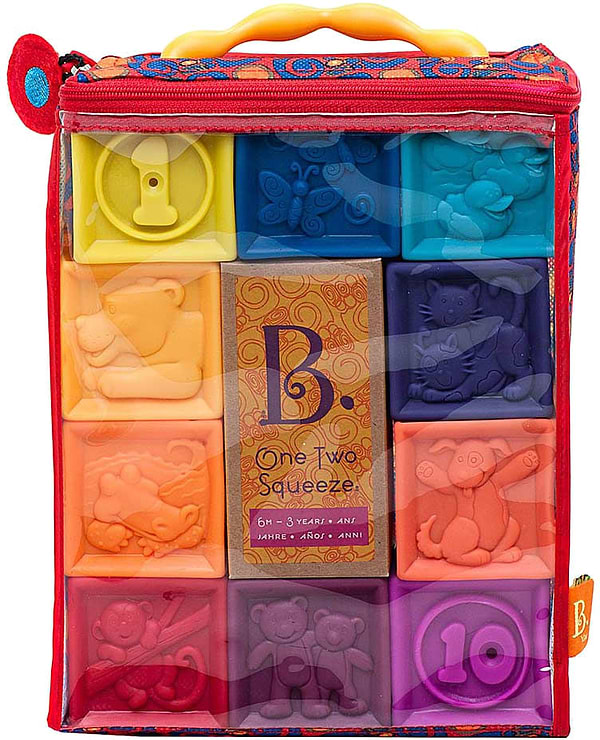 Фото - Кубики Battat Посчитай-ка! 10 шт. в сумочке (BX1002Z)