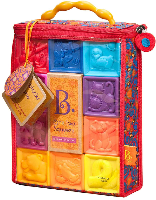 Фото - Кубики Battat Посчитай-ка! 10 шт. в сумочке (BX1002Z)