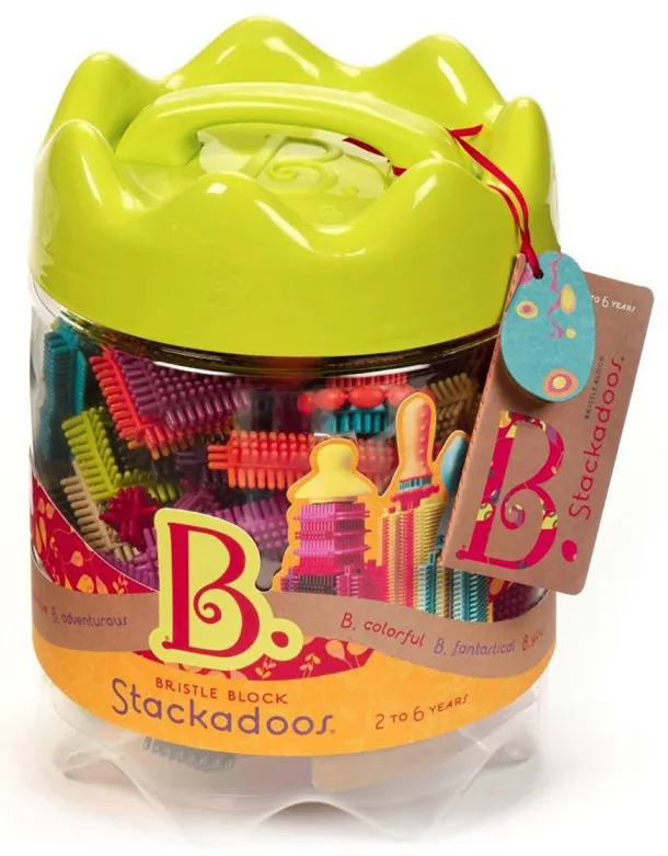 Купити Пластиковий конструктор для малюків Battat Мегаполіс 68 ел. в банку (BX1175Z) - Фото 1 Пластиковий конструктор для малюків Battat Мегаполіс 68 ел. в банку (BX1175Z) - Фото 1