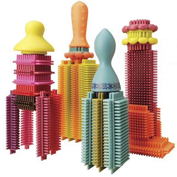 Фото - Пластиковий конструктор для малюків Battat Мегаполіс 68 ел. в банку (BX1175Z)