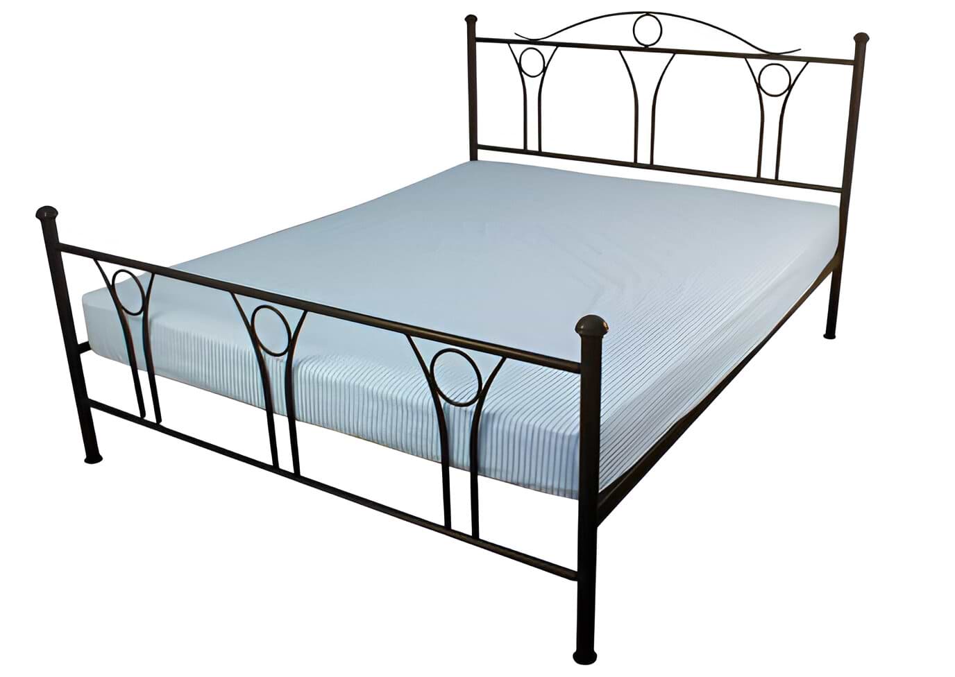 Простынь полуторная Руно 143х215 Голубая полоска бязь (71.114Б Голубая полоска)