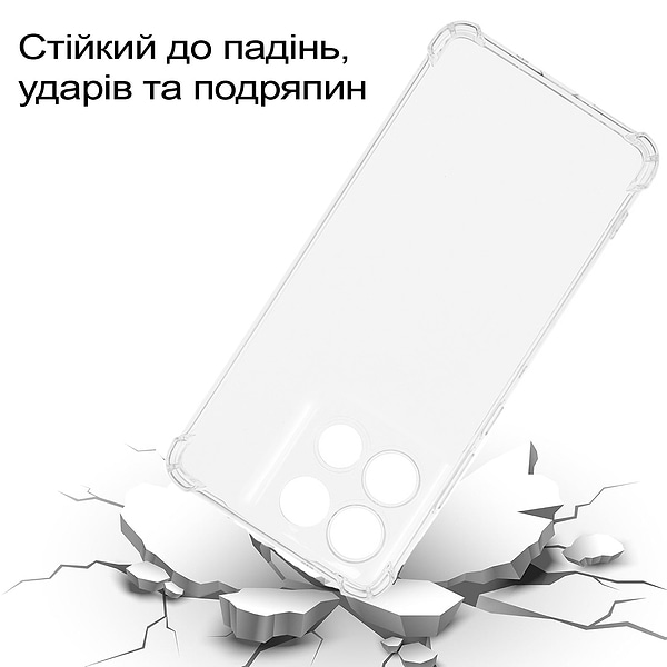 Фото - Чехол для смартфона BeCover for Motorola Moto G86 Clear (713803)