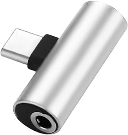 Переходник аудио XOKO USB Type-C - AUX mini jack 3.5 мм 2 в 1 (AC-205-SLV) - Фото 1