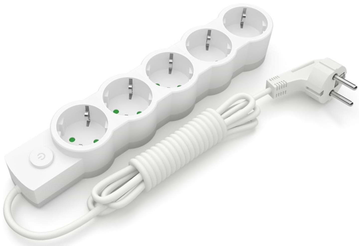 Удлинитель 220В Electrum 5 розеток 3 м с заземлением и выключателем (C-ES-1539)
