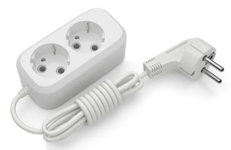 Подовжувач 220В Electrum 2 розетки 5 м C-ES-1789 - Фото 1
