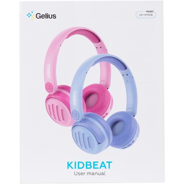 Фото - Наушники накладные беспроводные Gelius KIDBeat GP HP-008 Blue (101287)
