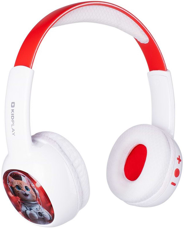 Фото - Навушники накладні бездротові Gelius KIDPlay GP HP-010 White/Red (101292)