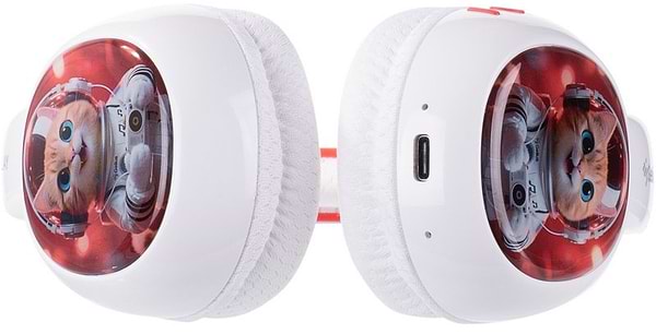 Фото - Навушники накладні бездротові Gelius KIDPlay GP HP-010 White/Red (101292)