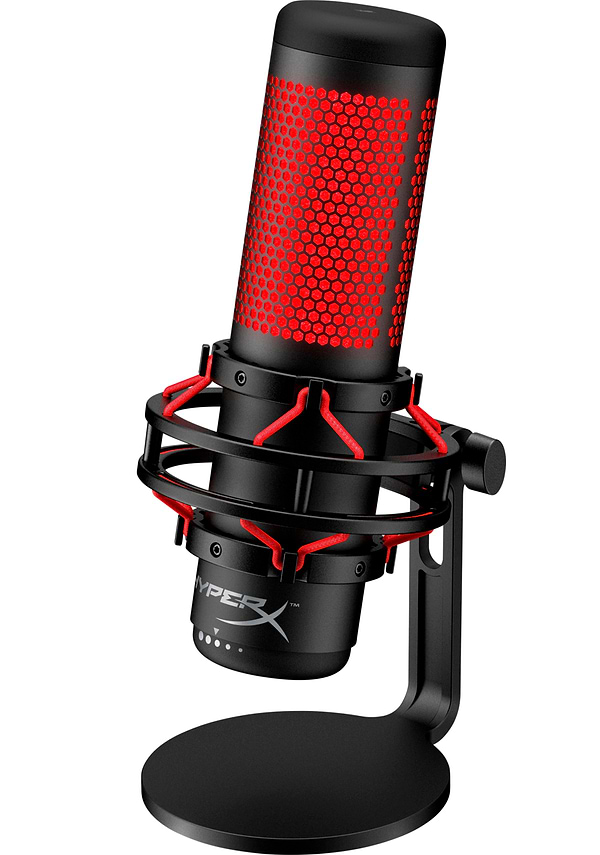 Фото - Мікрофон до комп'ютера HyperX QuadCast (4P5P6AA)