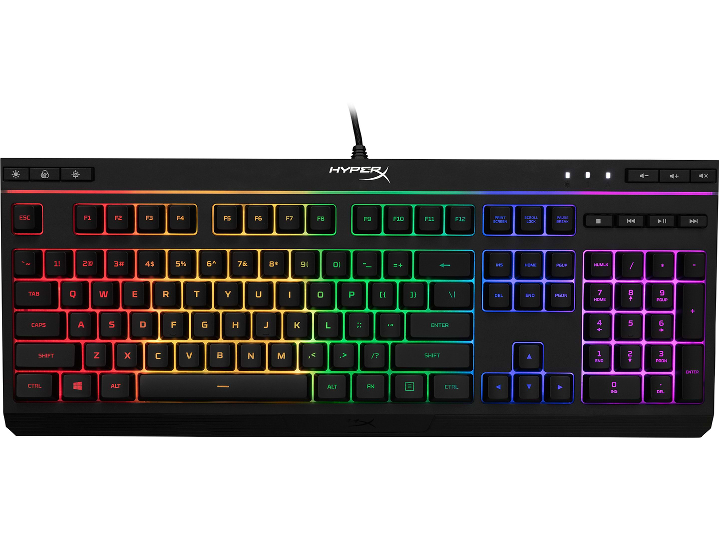 Клавиатура проводная игровая HyperX Alloy Core RGB Black UA USB (4P4F5AA) - Фото 1