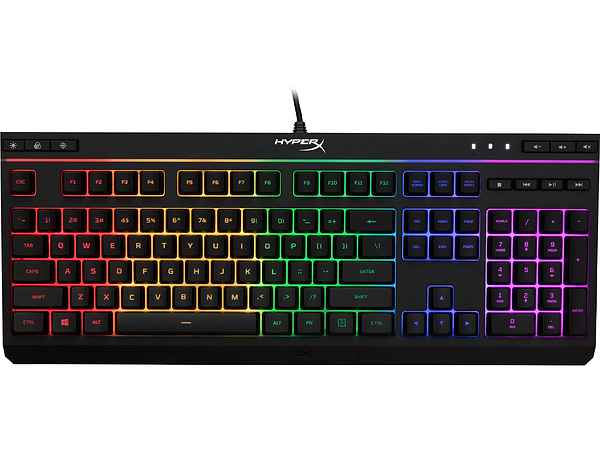 Фото - Клавіатура дротова ігрова HyperX Alloy Core RGB Black UA USB (4P4F5AA)