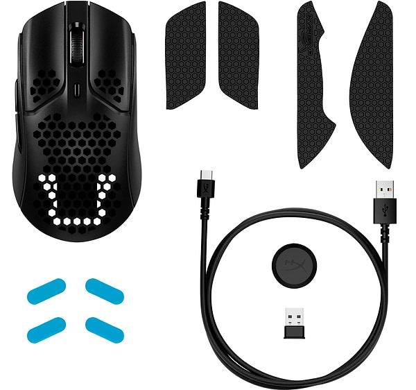 Фото - Миша бездротова ігрова HyperX Pulsefire Haste Wireless Black (4P5D7AA)