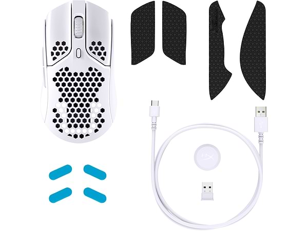 Фото - Мышь беспроводная игровая HyperX Pulsefire Haste Wireless White (4P5D8AA)