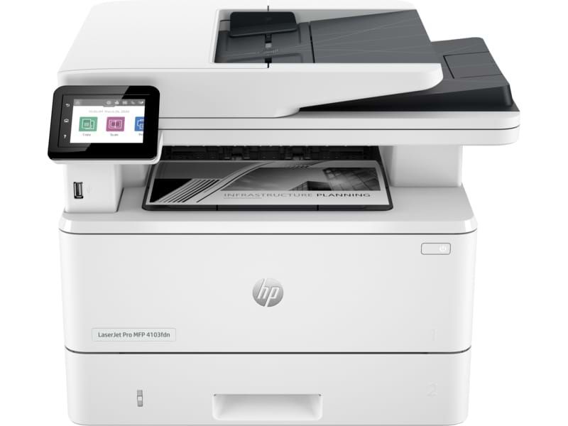 МФУ ч/б печати HP LaserJet Pro 4103fdn (2Z628A) - Фото 1
