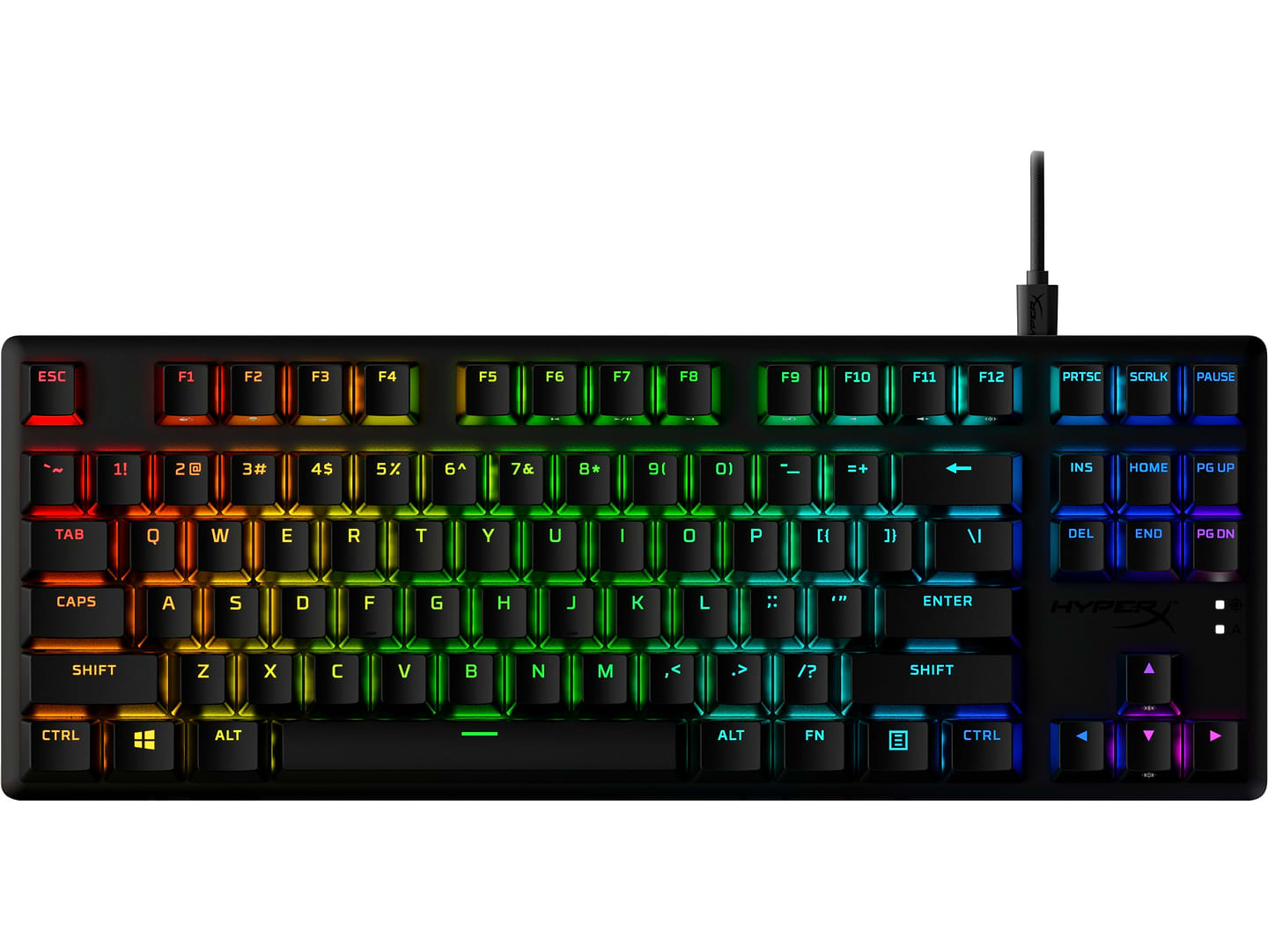 Клавиатура проводная игровая HyperX Alloy Origins Core PBT HX Aqua USB (639N9AA) - Фото 1