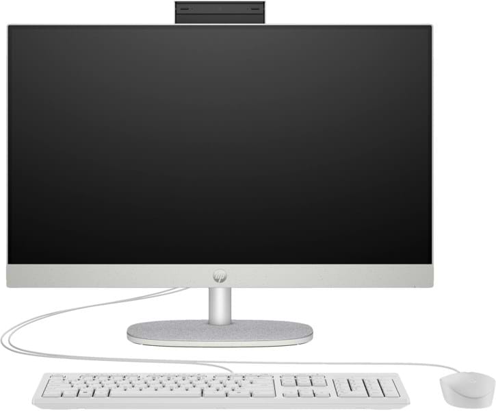 Компьютер-моноблок HP 24-cr0002ua (9C9C2EA) Shell White - Фото 1