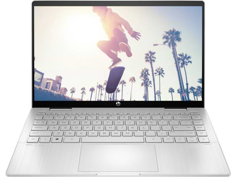 Ноутбук HP Pavilion x360 14-ek2005ua (AQ8P3EA) Natural Silver - Фото 1