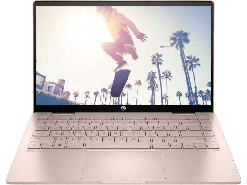 Ноутбук HP Pavilion x360 14-ek2000ua (AQ8N8EA) Pale Rose Gold - Фото 1