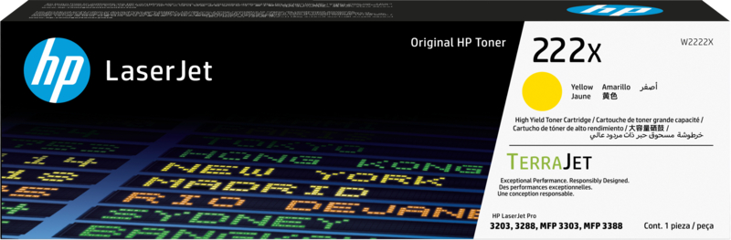 Картридж-тонер HP LaserJet 222X Ylw (W2222X) - Фото 1
