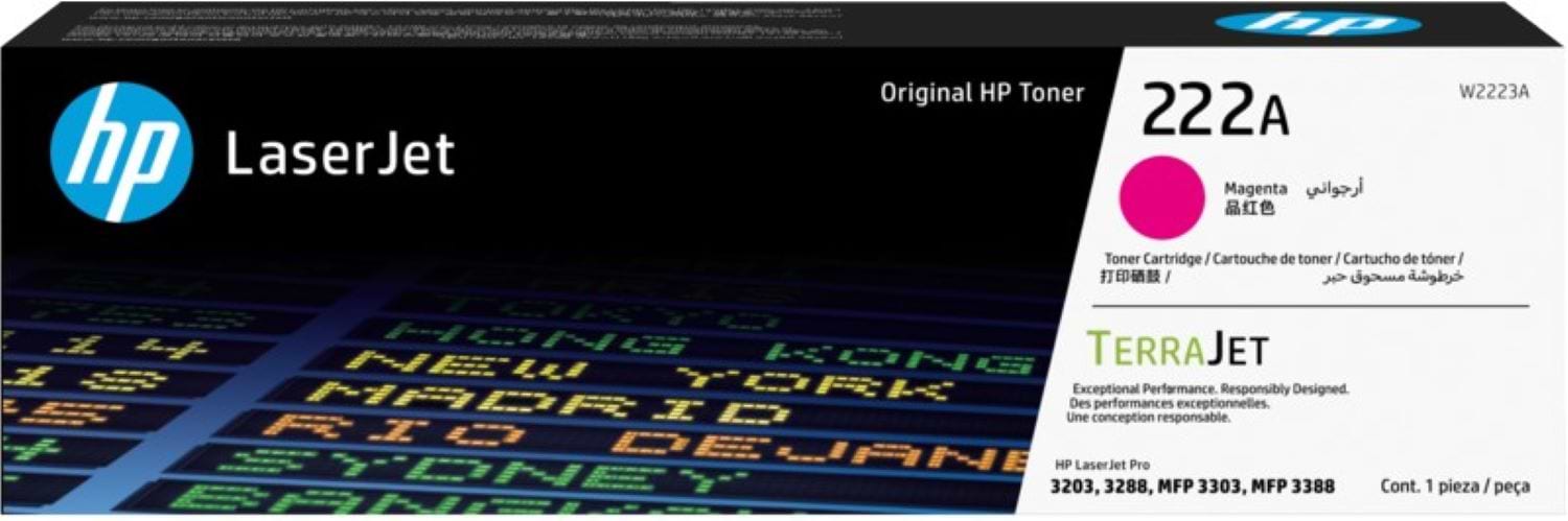 Картридж-тонер HP 222A CLJ Pro 3203/3303 Magenta (W2223A) - Фото 1