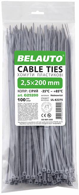 Набор хомутов BelAuto 2,5x200 (G25200)