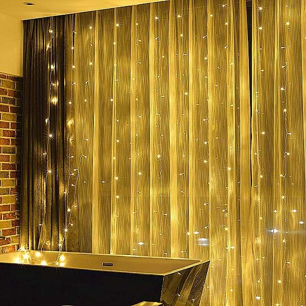 Фото - Гирлянда-штора Colorway 3x3м 300LED теплый цвет USB (CW-GW-300L33U)