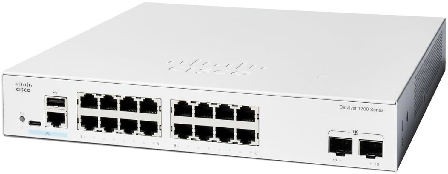 Коммутатор локальної мережі (Switch) Cisco C1200-16P-2G