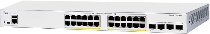Коммутатор локальної мережі (Switch) Cisco C1200-24FP-4G