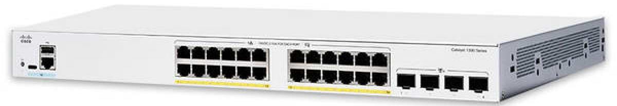 Коммутатор локальної мережі (Switch) Cisco C1300-24FP-4X