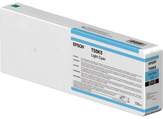 Картридж для струменевих принтерів/БФП Epson for SC-P6/7/8/9000 700 мл Light Cyan T55K500 (C13T55K500)