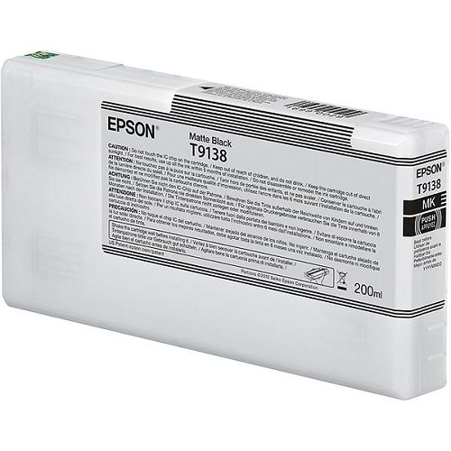 Картридж для струйных МФУ и принтеров Epson для SC-P5000 SC-P5000 200 ml Matte Black (C13T913800) - Фото 1