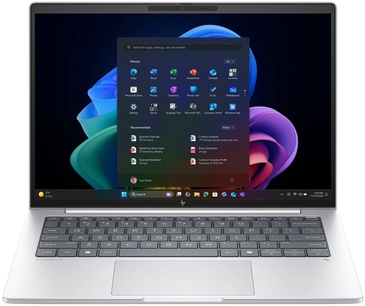 Ноутбук HP EliteBook 8-G1a (C15BBET) Silver - Фото 1