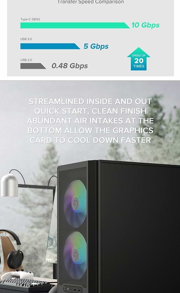 Фото - Уцінка - Корпус Gamemax F36 BK