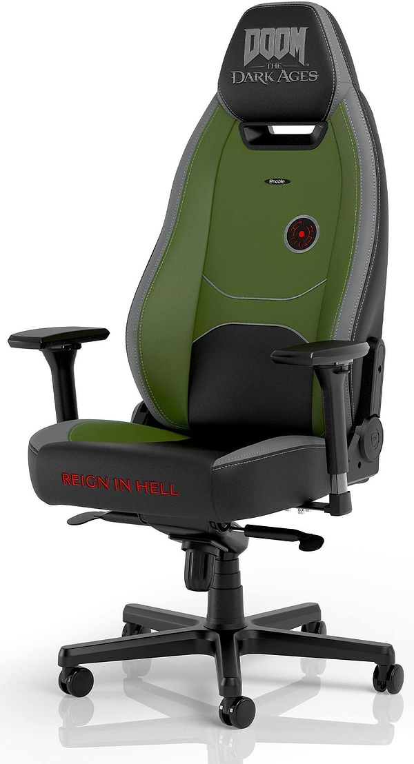 Фото - Кресло для геймеров Noblechairs LEGEND DOOM the Dark Ages Green (NBL-LGD-PU-DDA)
