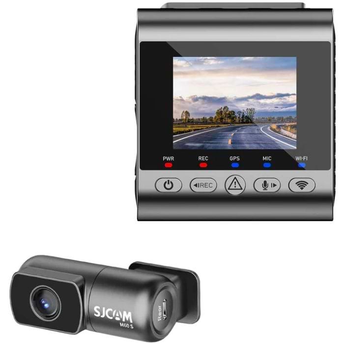 Видеорегистратор SJCAM Dashcam M60S + камера заднего вида
