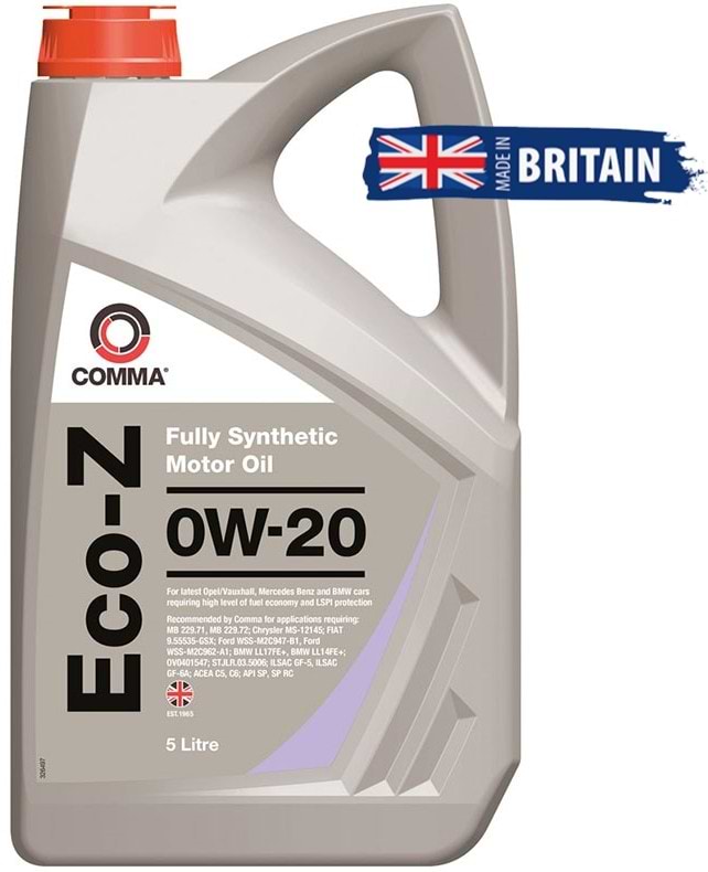 Масло для авто COMMA ECO-Z 0W-20 5л (ECOZ5L)