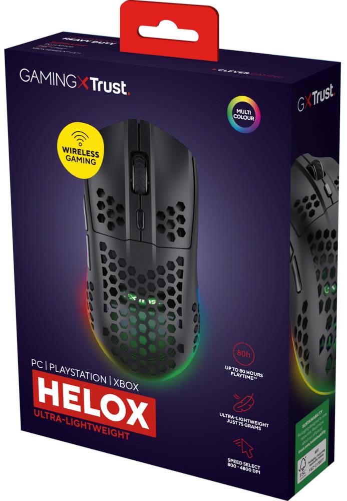 Фото - Мышь беспроводная игровая Trust GXT 929 Helox (25307)