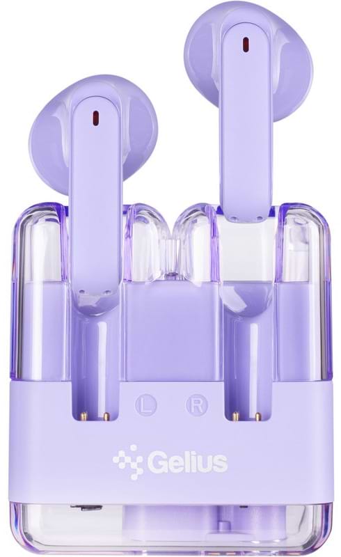 Фото - Навушники вкладиші бездротові TWS Gelius Monster GP-TWS043 Violet (99810)