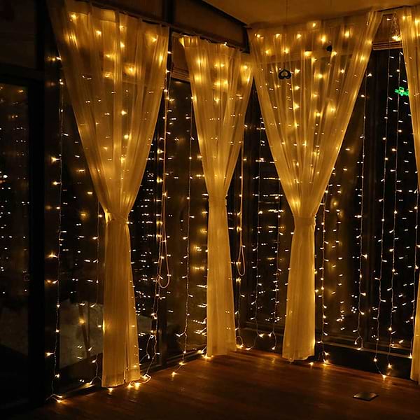 Фото - Гирлянда-штора Colorway 3x3м 300LED теплый цвет USB (CW-GW-300L33U)