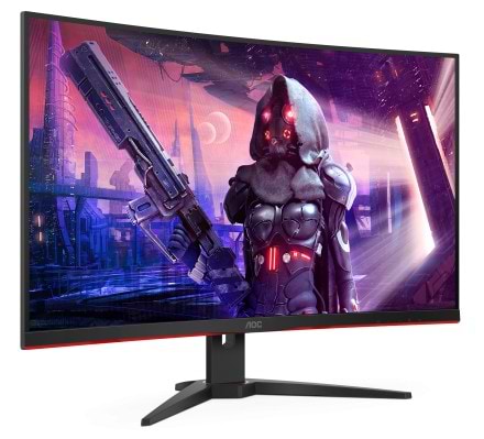 Фото - Монитор игровой AOC C32G2AE/BK Black