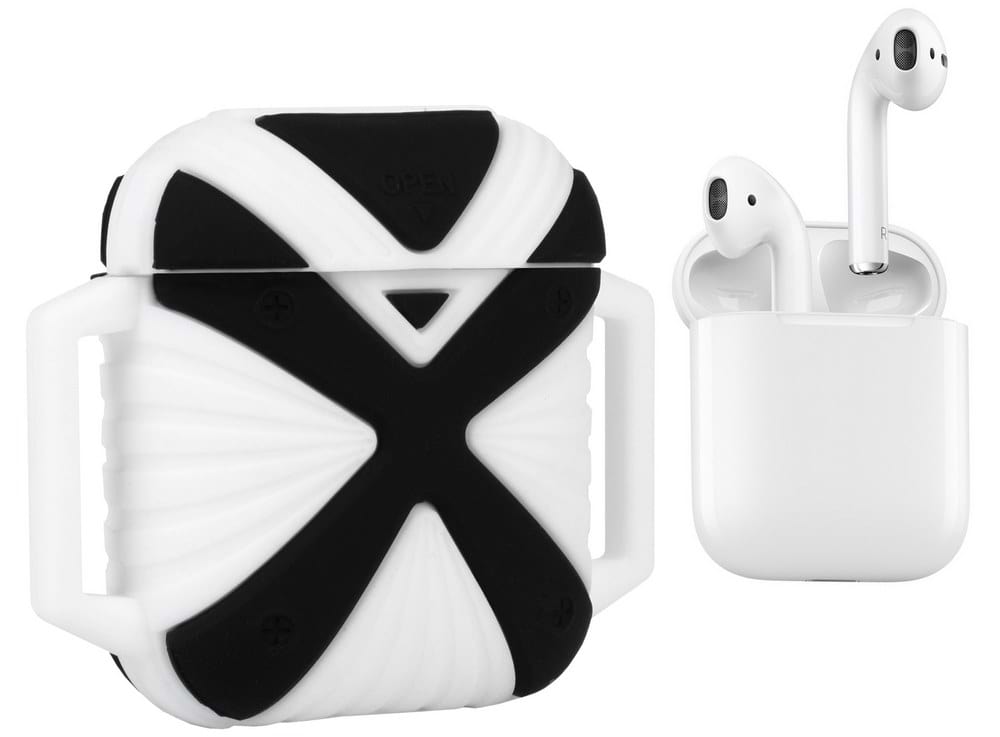 Чохол для навушників i-Smile X-HuWei for Apple AirPods IPH1443 Black+White (702333)