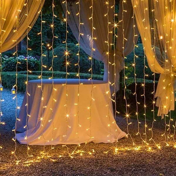 Фото - Гирлянда-штора Colorway 3x3м 300LED теплый цвет USB (CW-GW-300L33U)