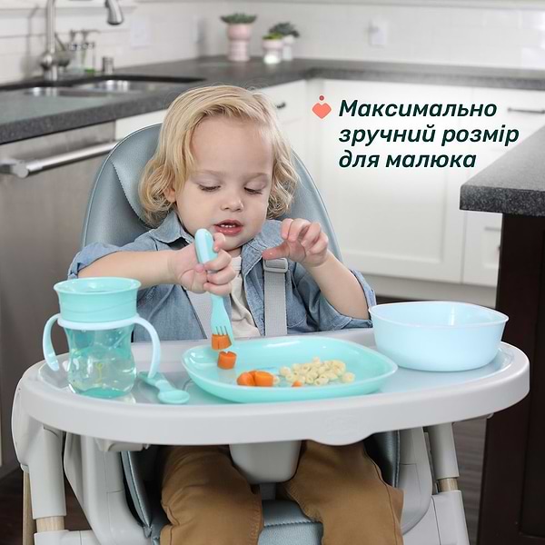 Фото - Набір тарілок для малюка Chicco Dish Set 12 м+ (16002.25)