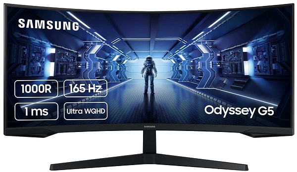 Фото - Уцінка - Монітор ігровий Samsung Odyssey G5 (LC34G55TWWIXCI)