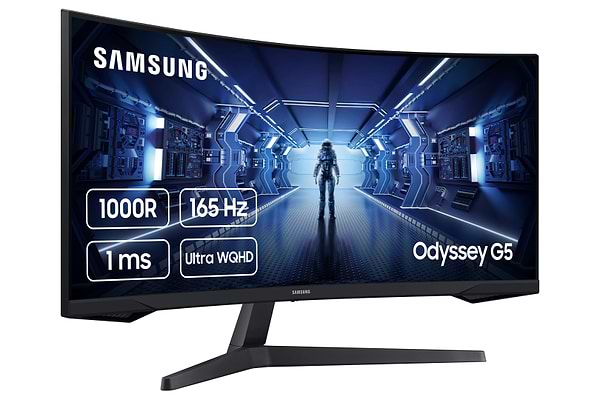Фото - Уцінка - Монітор ігровий Samsung Odyssey G5 (LC34G55TWWIXCI)