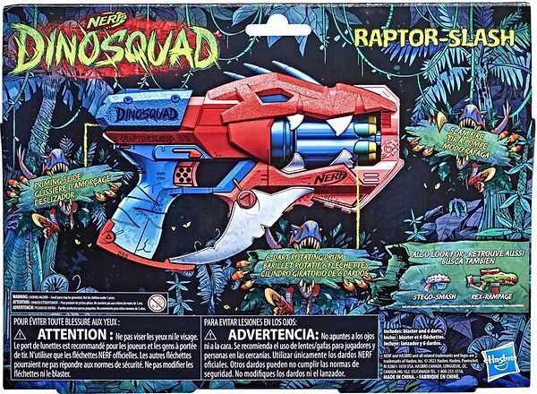 Фото - Бластер багатозарядний Hasbro DINO SQUAD "Раптор Слєш" (F2475)