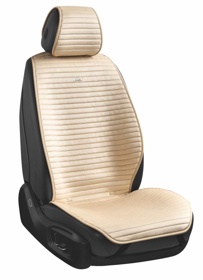 Комплект накидок на сидіння автомобіля CarLife Sport biege (SC10304)