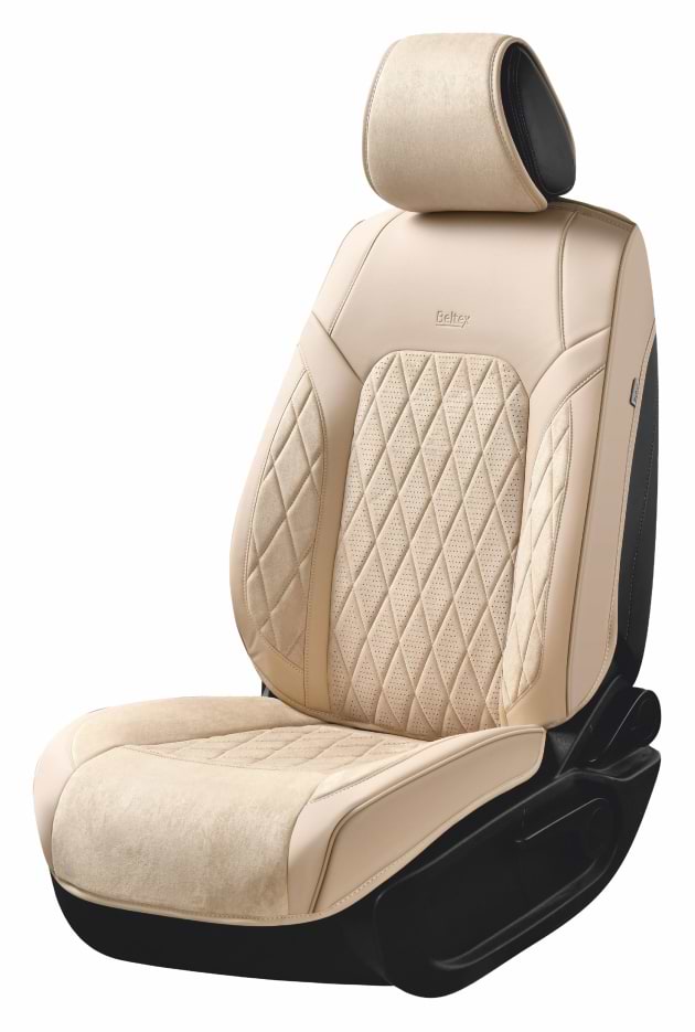Комплект накидок на сидіння автомобіля Beltex 3D Malibu beige (BX89500)